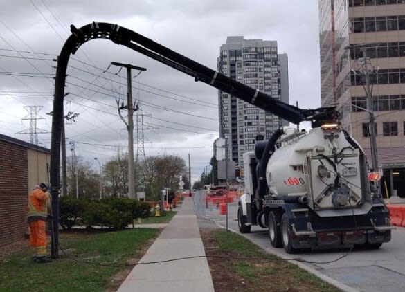 Hydrovac trucks are a familiar sight at work sites where teams need to look below the surface.